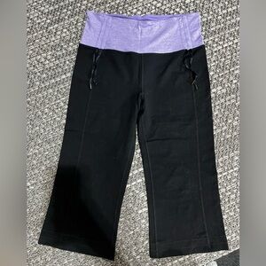 Lululemon | Capris With Purple Band